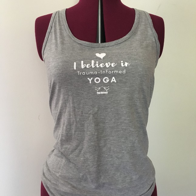 Grey Anvil Racer Back tank I believe Anvil Racerback Tank - Heather Grey